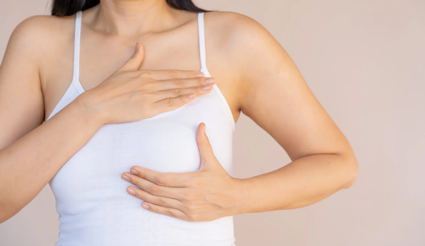 Confident woman considering breast lift in Fort Worth Colleyville Texas