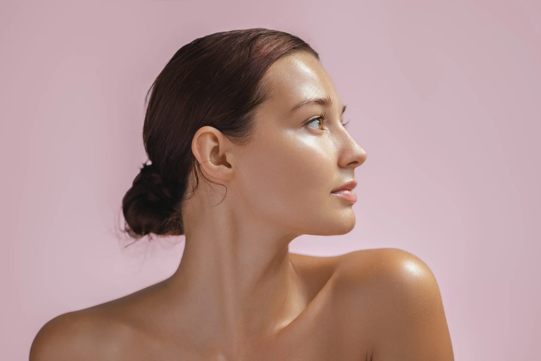 Young woman with rejuvenated skin.